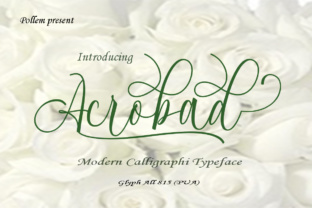 Acrobad: A Handwritten Typeface for Editorial Design