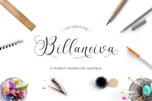 Billaneiva: A Thin Script Font for Modern Web Design