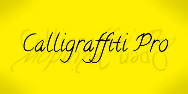 Calligraffiti Pro: A Handwritten Font for Bold Branding