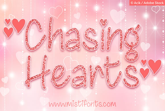 Chasing Hearts Font: A Gentle Script for Editorial Design
