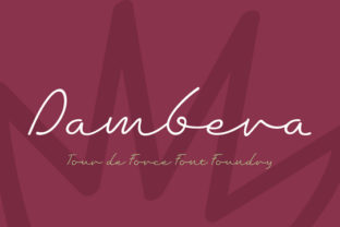 Dambera Retro: A Script Font for Digital Branding