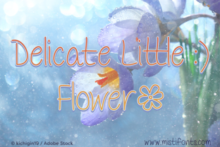 Delicate Little Flower Font Review for Designers