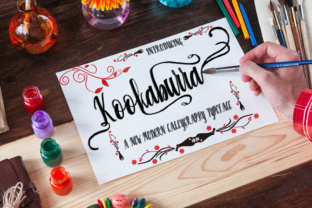 Kookaburra Font: A Handwritten Typeface for Editorial Design
