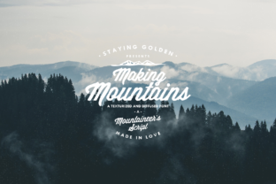 Making Mountains: A Textured Typeface for Bold Web Design