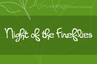 Night of the Fireflies Font for Branding