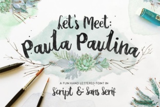 Paula Paulina Font for Crafters
