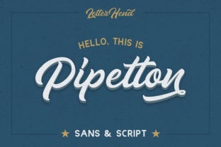 Pipetton: A Versatile Script Font for Modern Campaigns