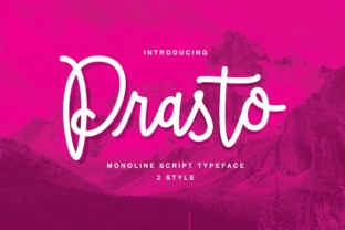 Prasto: A Handwritten Typeface for Modern Editorial Design
