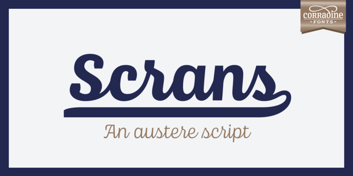 Scrans Family: A Versatile Script Font for Modern Branding