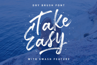 Take Easy Font: A Calm Script for Editorial Design