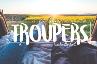 Troupers Font Review: A Playful Typeface for Campaigns