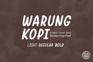 Warung Kopi: A Playful Handwritten Font for Web Design